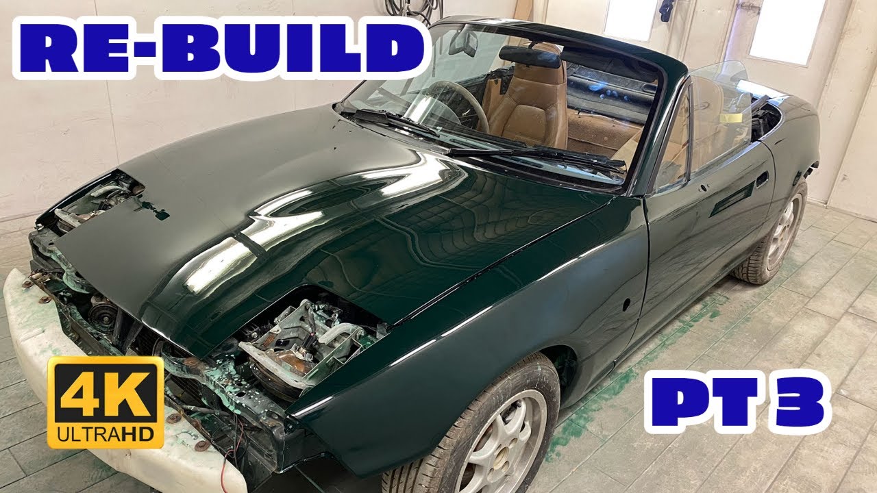 Финальная покраска и сборка — Mazda Miata MX5 перекраска, часть 3