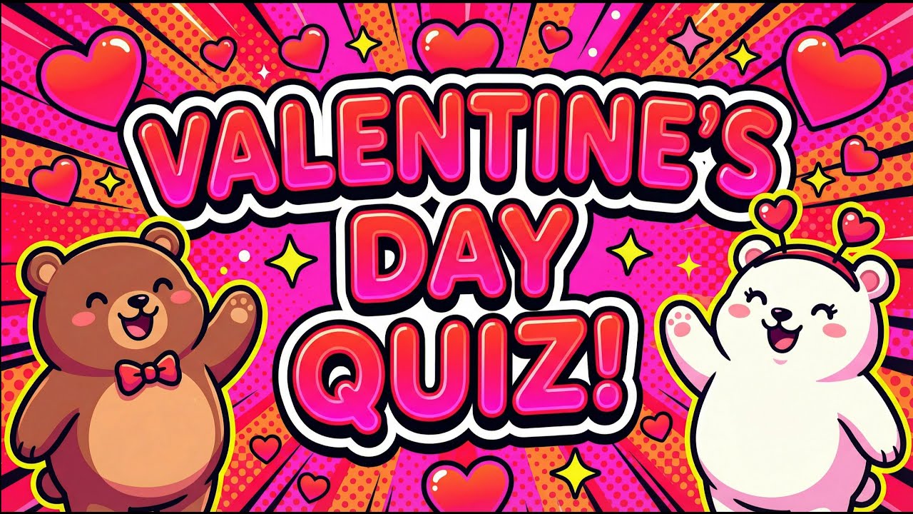 Valentine's Day Fun! ❤️ Colors, Shapes & Numbers Quiz for Toddlers