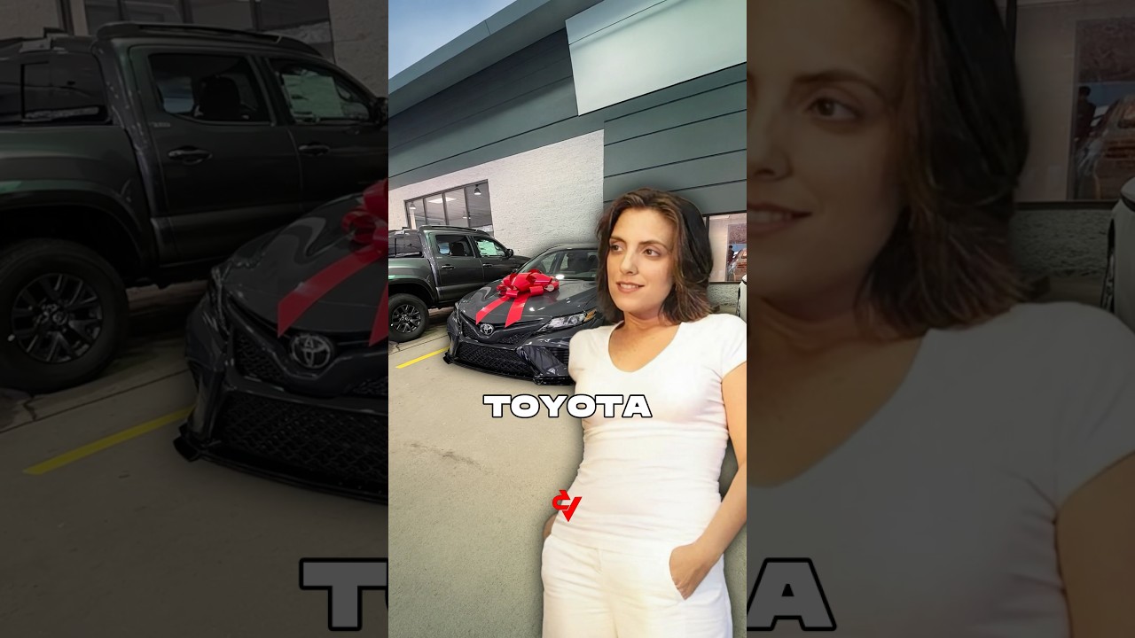 Думаешь, она купила Тойоту? 🤔 #шорты #тойота