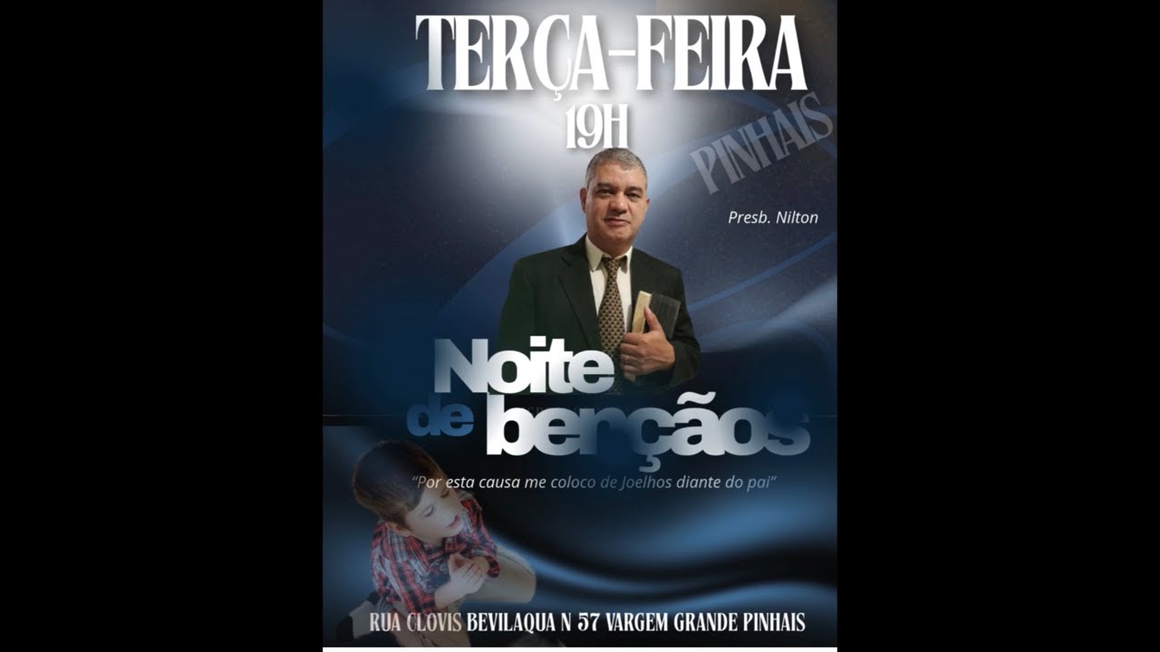 IPJC PINHAIS CAMPANHA POR ESTA CAUSA ME COLOCO DE JOELHOS 28/10/2025