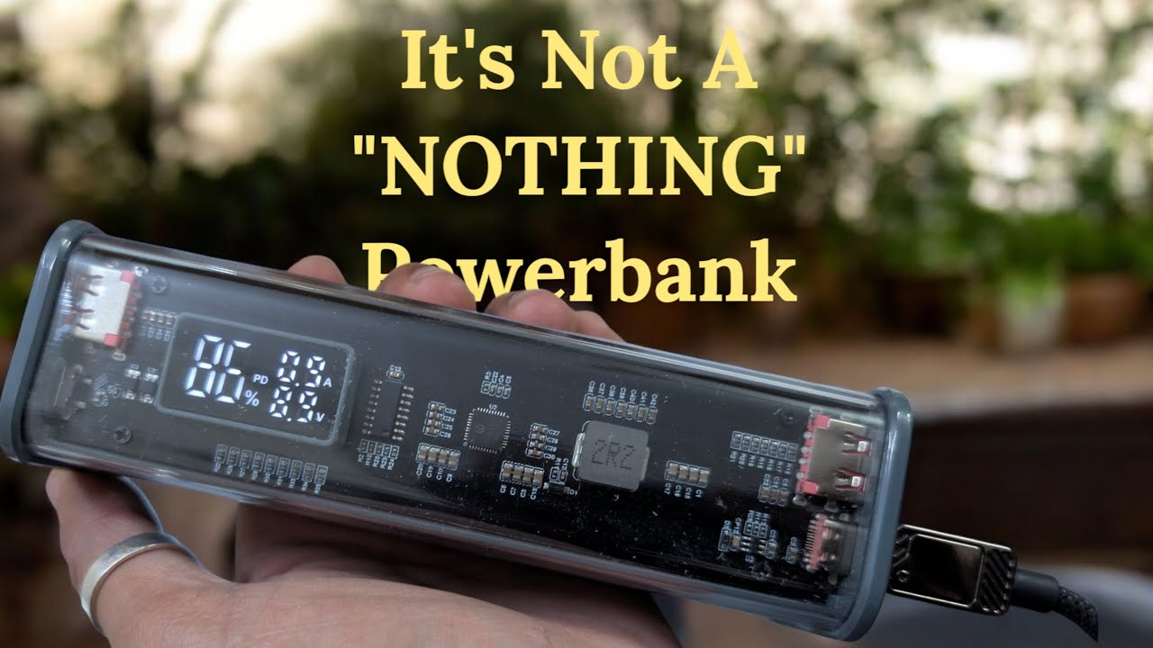 Looks Like Nothing.. But It Charges Everything!! || DIY PD22.5W Transparent Fast Charging Power Bank