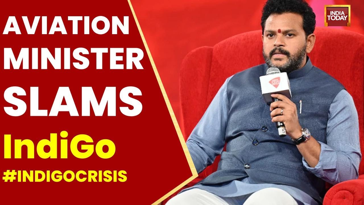 Civil Aviation Minister Ram Mohan Naidu Slams IndiGo For 'Gross Mismanagement' At Agenda Aaj Tak