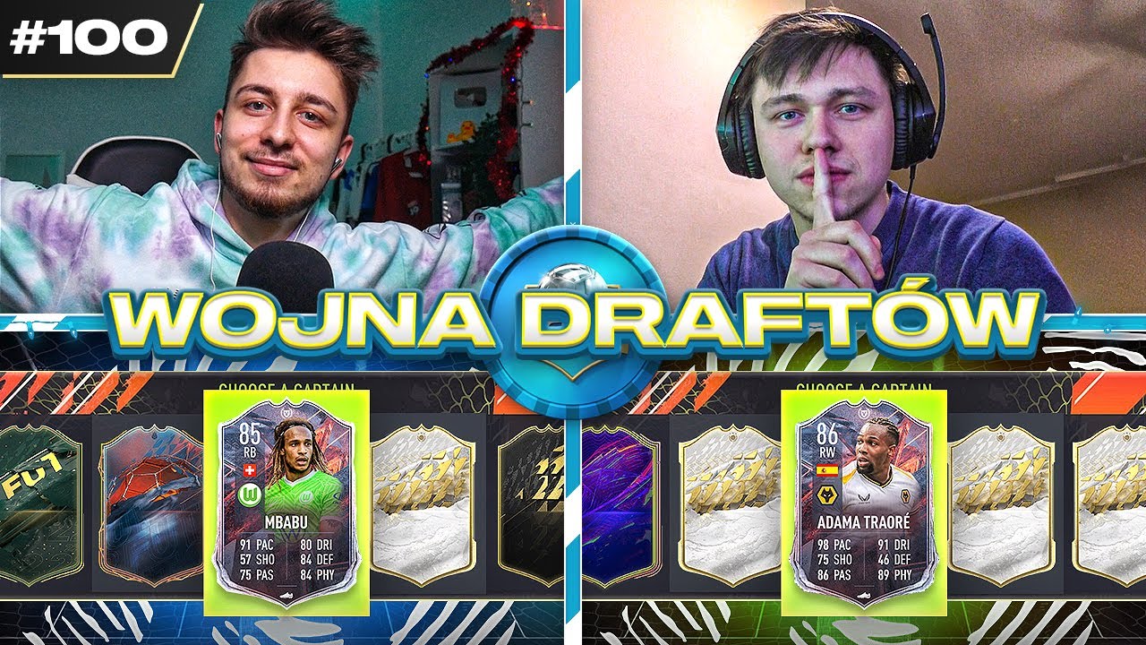 NIE WIERZĘ... WOJNA DRAFTÓW z xFlaShx!!! FIFA 22: ALVIN I WIEWIÓRKI [#100]