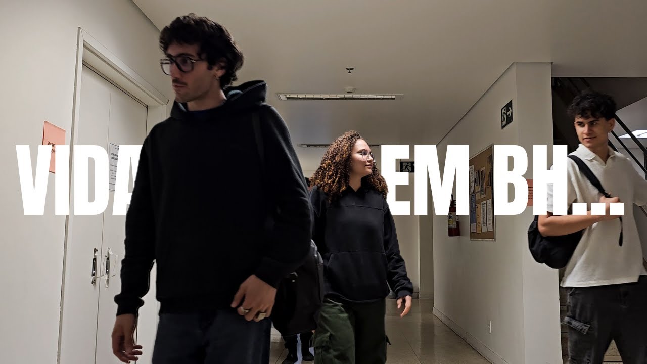 rotina de um estudante de design morando sozinho em BH