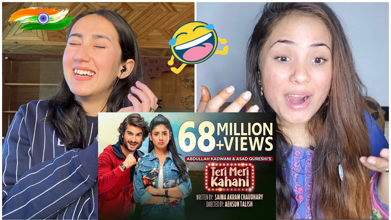 Indian Reaction to Teri Meri Kahani  Intro Scene | Haroon Kadwani | Sehar Khan | Silly Filly Nains