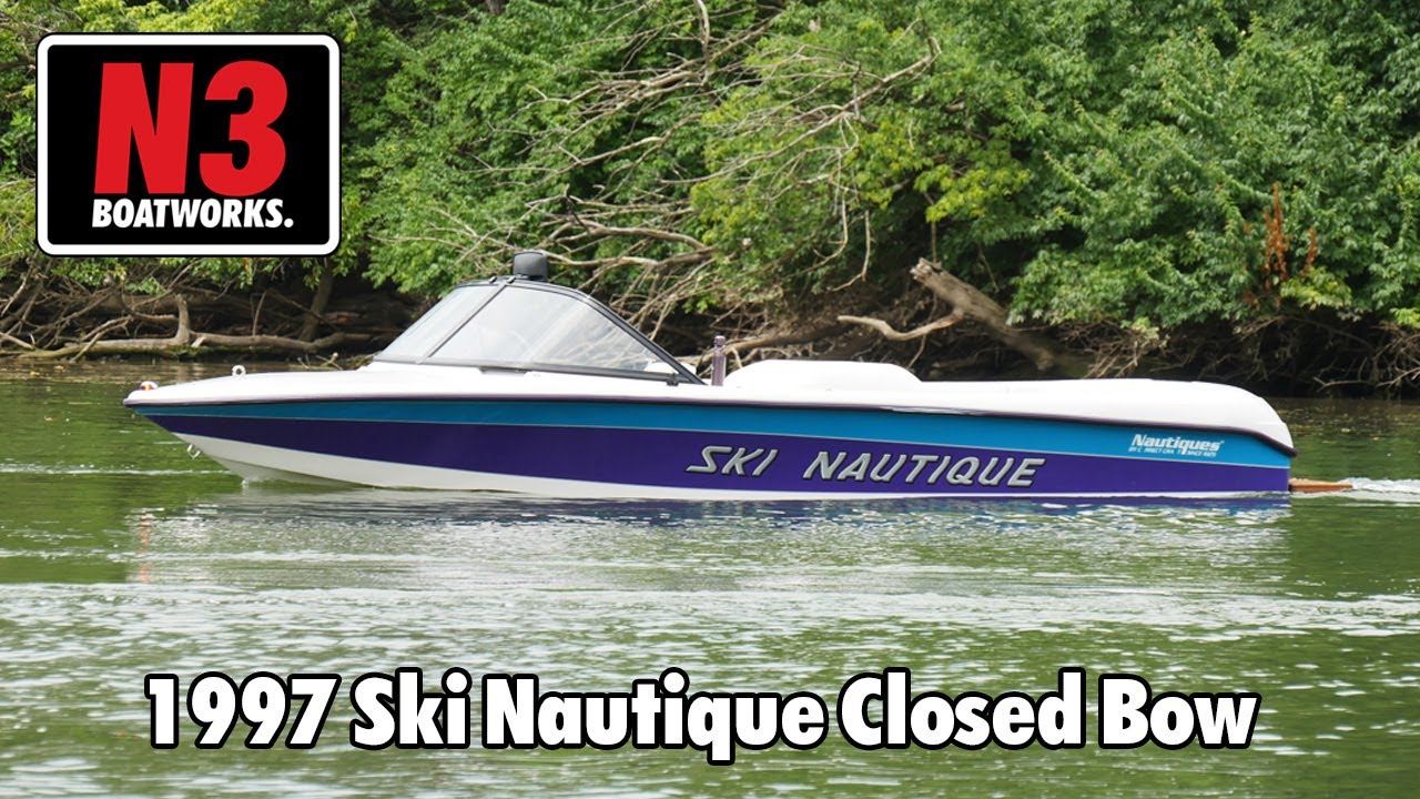 1997 Ski Nautique Close Bow - On Water || N3 Boatworks