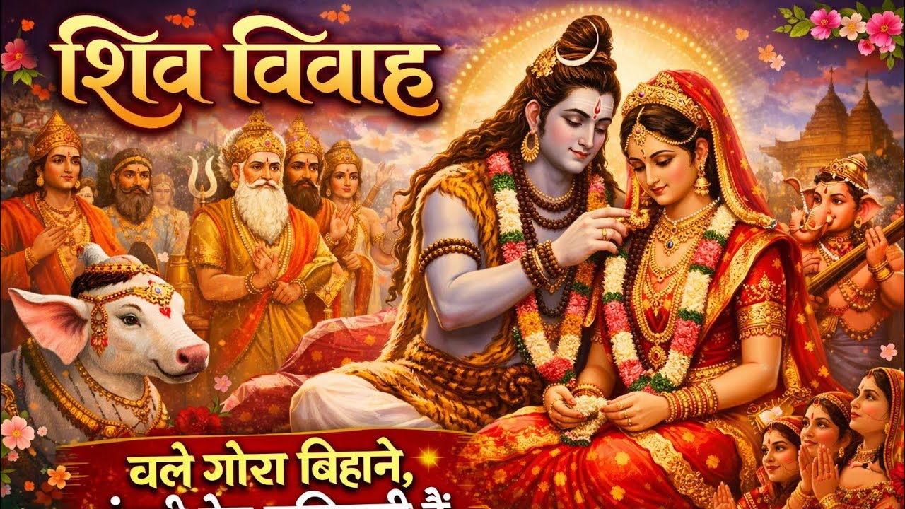 शिव विवाह भजन|चले गौरा बिहाने भंडारी|Shiv Vivah Song 2026 | भोले बाबा की बारात |Mahadev Vivah Bhajan
