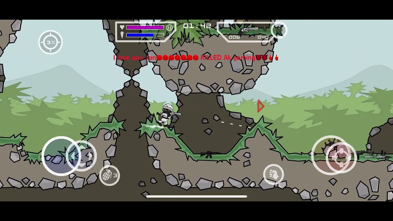 Mini militia gameplay 🥵game video 8