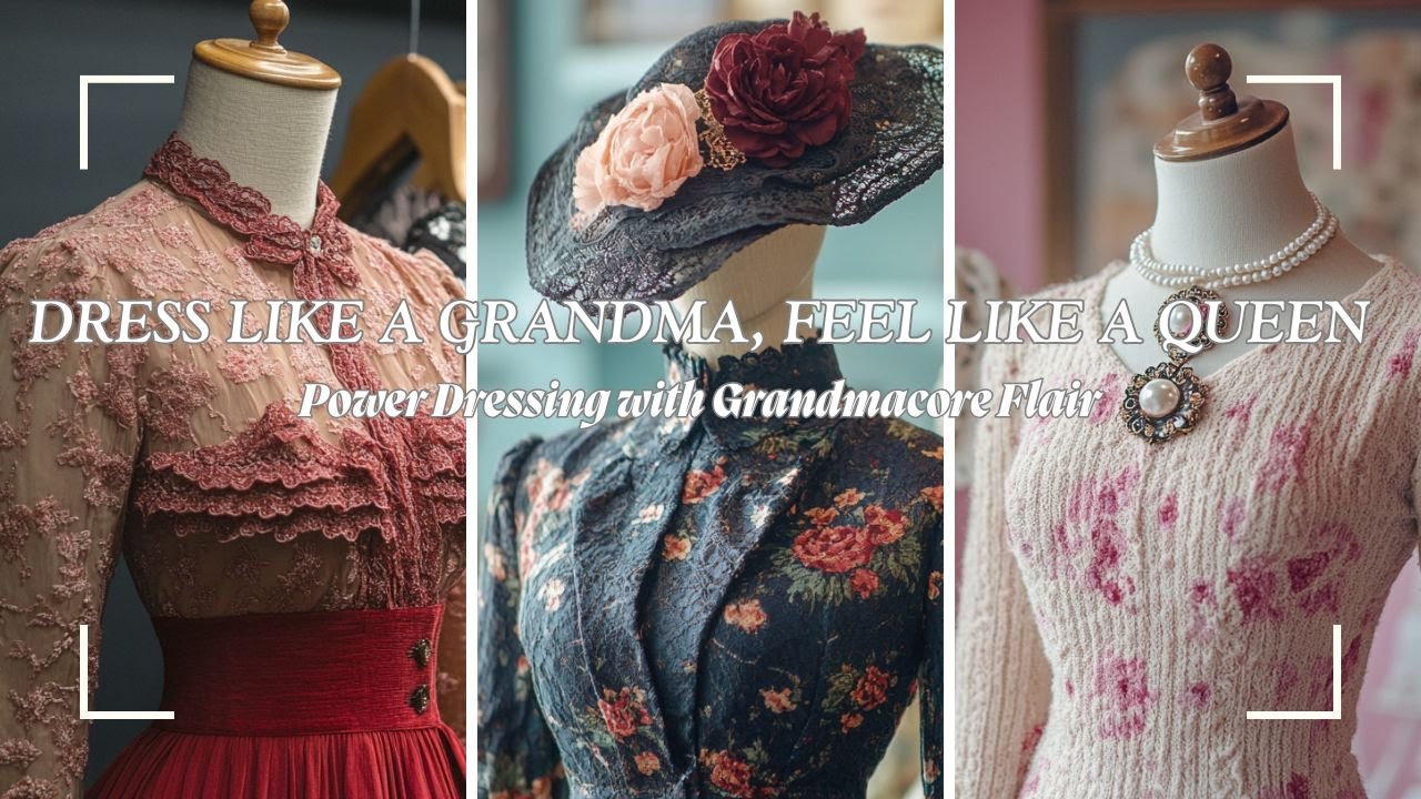 Dress Like a Grandma, Feel Like a Queen: Power Dressing with Grandmacore Flair