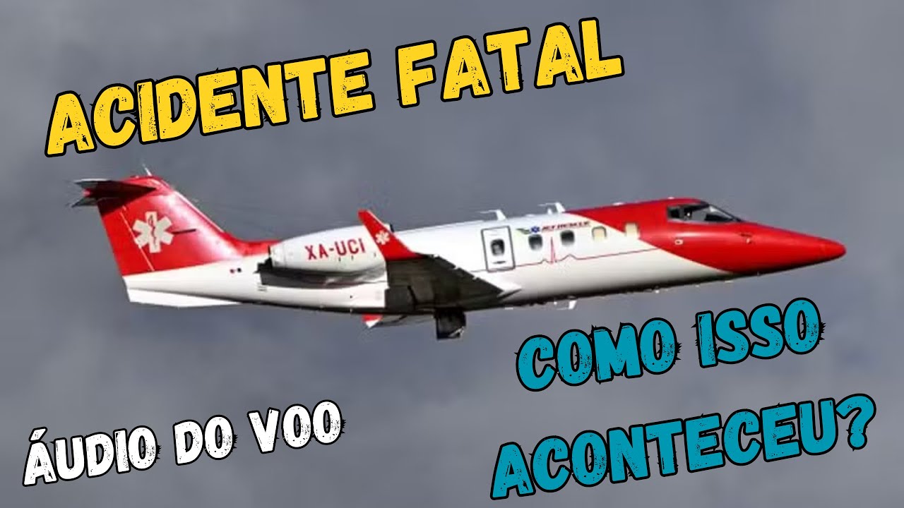 ACIDENTE FATAL AP&Oacute;S A DECOLAGEM: LEARJET 55 &Aacute;UDIO DO VOO!