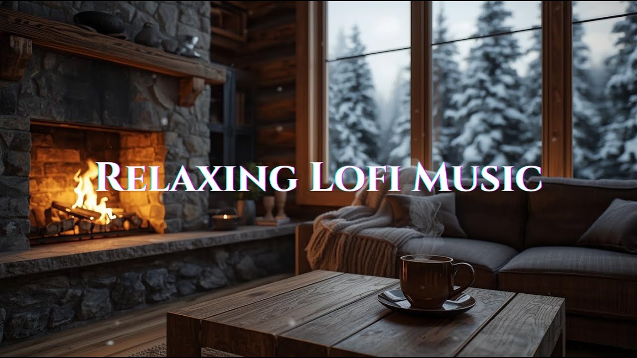 Cozy Winter Cabin Lo-Fi ❄️ Relaxing Beats for Sleep, Study, Focus & Stress Relief