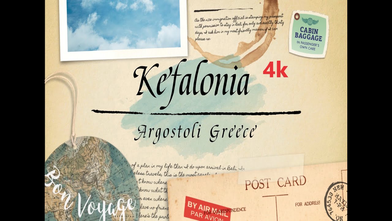 Argostoli Kefalonia Greece 4k