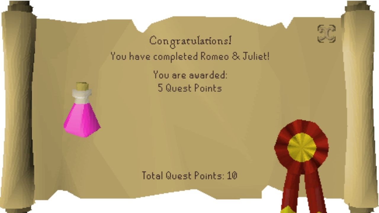 Romeo and Juliet quest guide OSRS for new players walkthrough