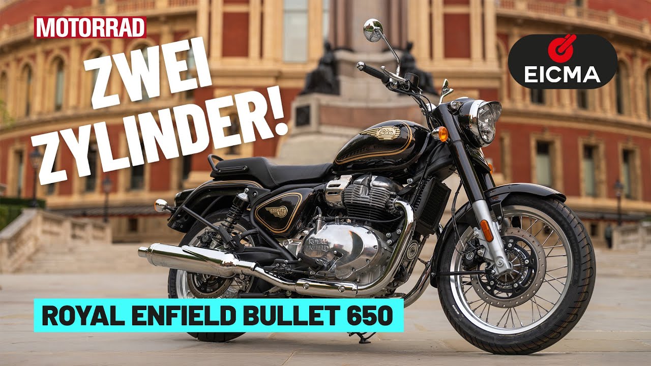 Royal Enfield Bullet 650 (2026) auf der Eicma – Die Kult-Bullet bekommt ZWEI Zylinder!
