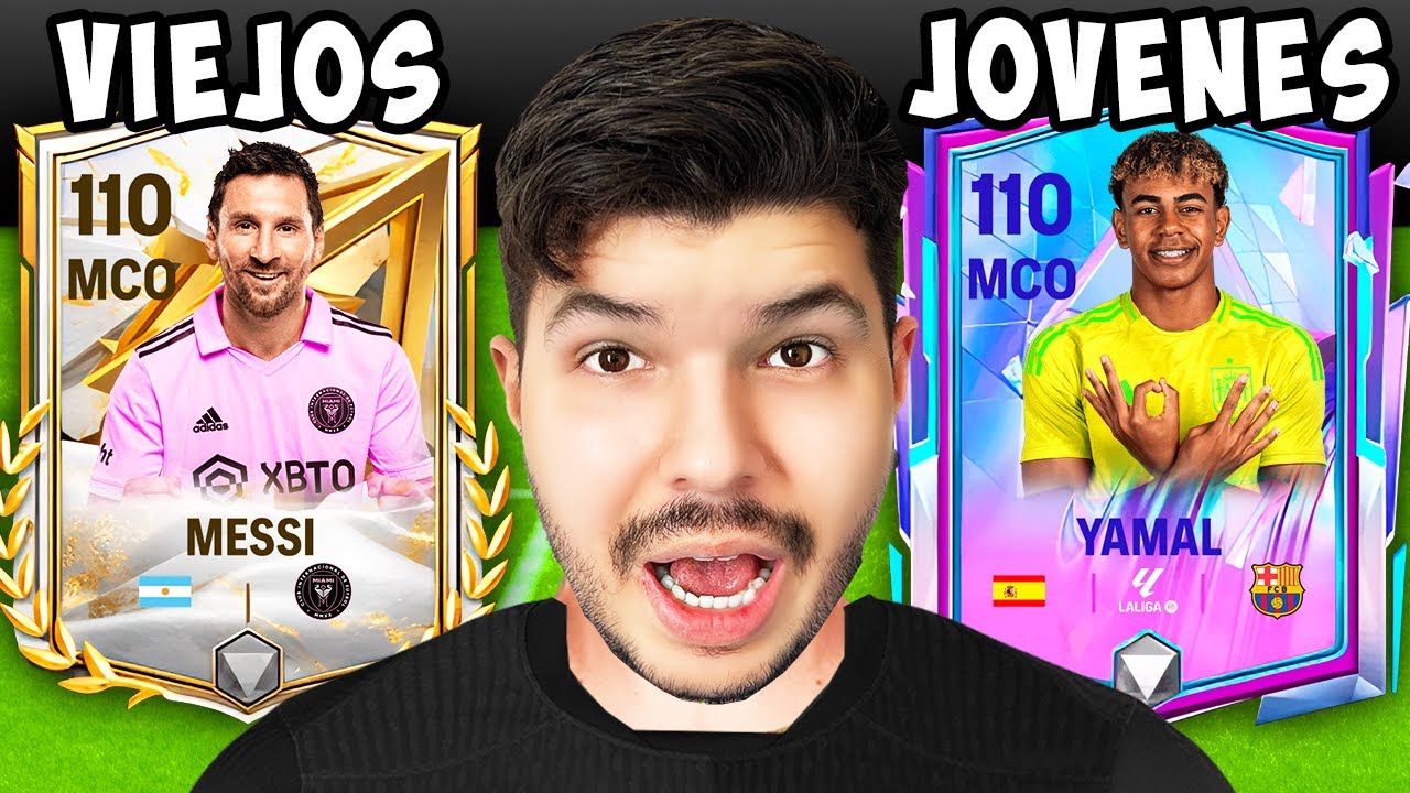 Enfrent&eacute; Viejos vs Jovenes en FC Mobile!