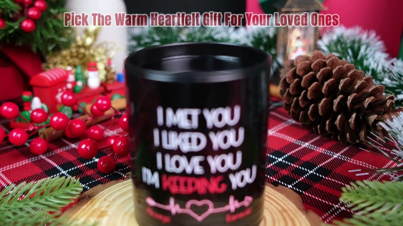 Anniversary, Christmas, Birthday Gifts for Him, Her, Romantic Gifts for Couples, Scented Candle 10oz