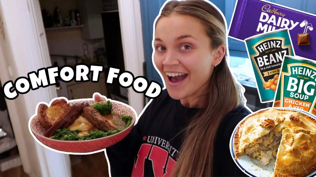 ONLY EATING COMFORT FOODS FOR 24 HOURS! *I needed this lol*