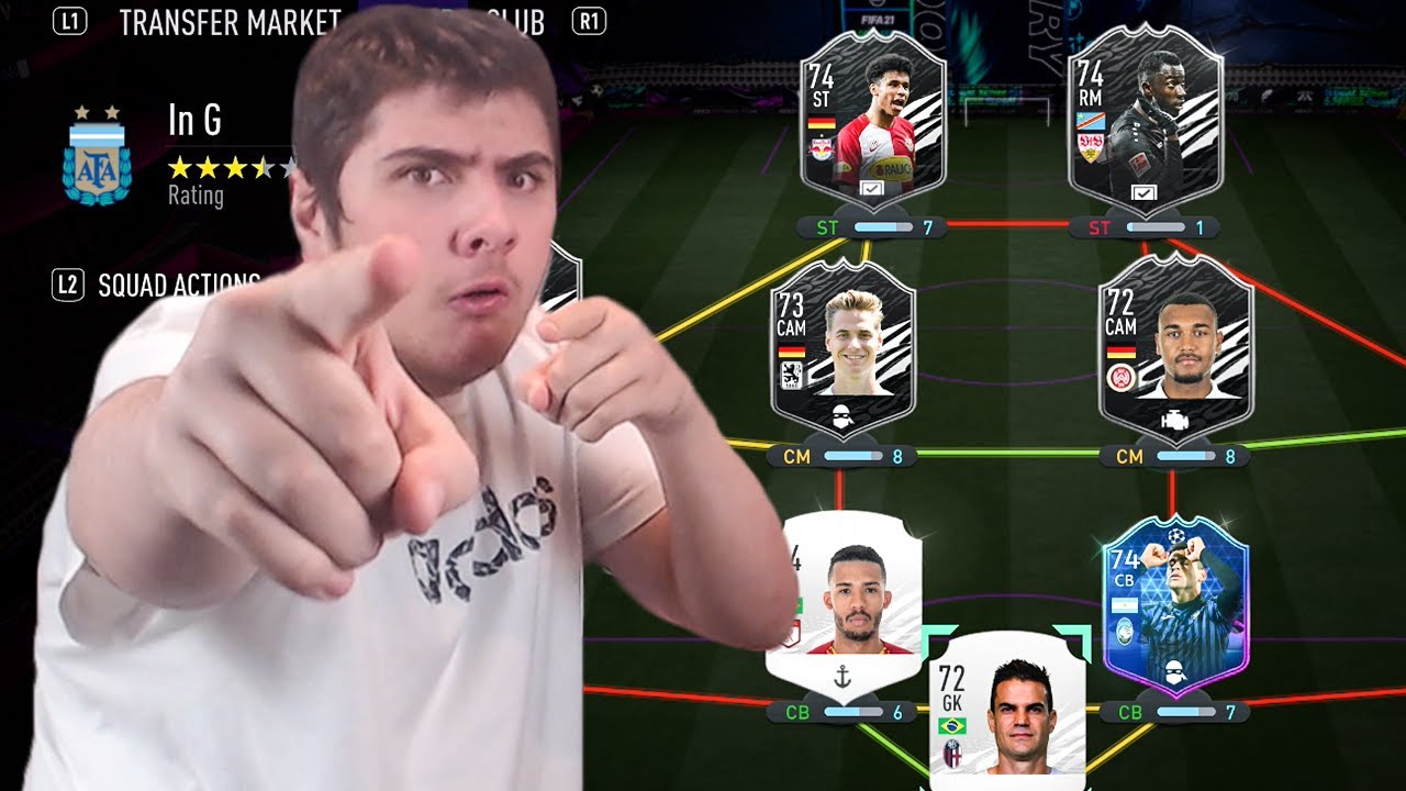 Using a FULL SILVER Team in FUT Champs... (FIFA 21)