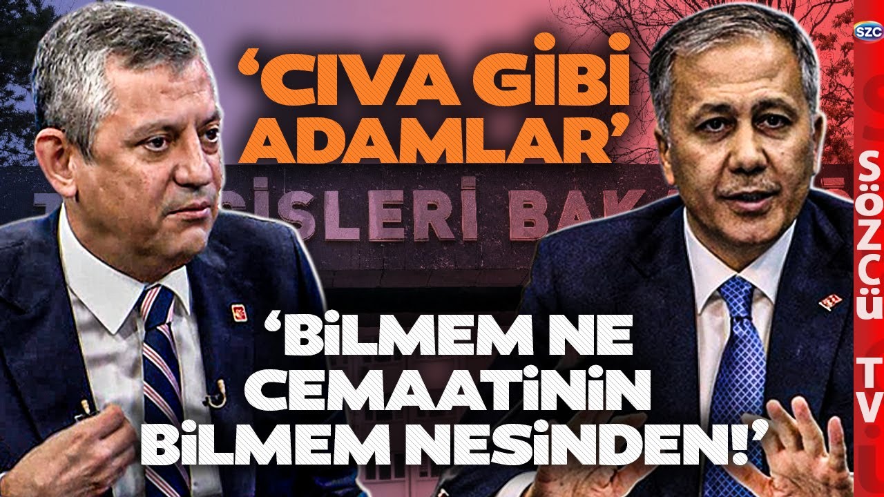 'BUNLAR SAHİBİNİN ADAMI!' Özgür Özel Ali Yerlikaya'yı Yerden Yere Vurdu! Stüdyoda Çok Öfkelendi!