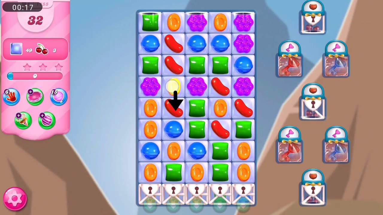 Candy crush saga level 1755 । No boosters । Tough level। Candy crush saga 1755 by Sudheer
