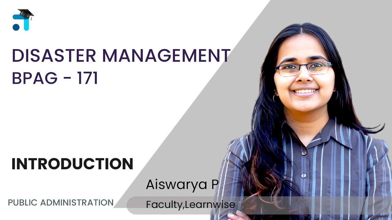Introduction | Disaster Management | BPAG 171 | Kerala's No. IGNOU Coaching Platform | Learnwise App