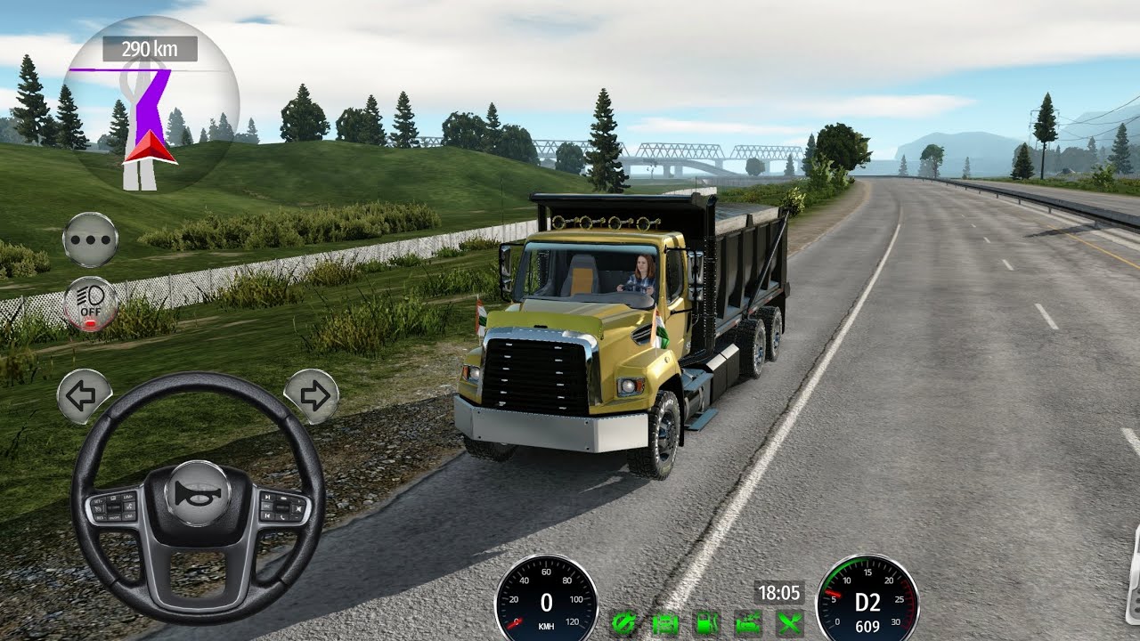 usa truck simulator usa truck dumper driving 