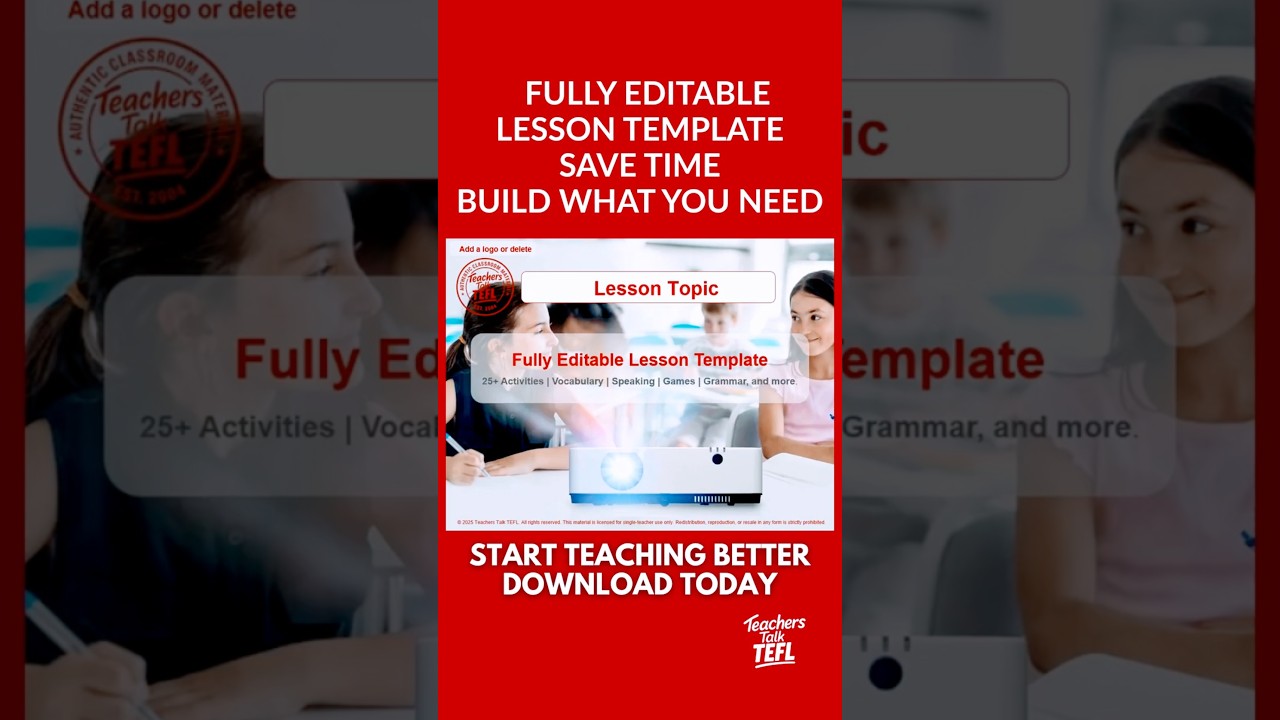 The Ultimate TEFL Lesson Template &ndash; 25+ Activities Ready to Go!