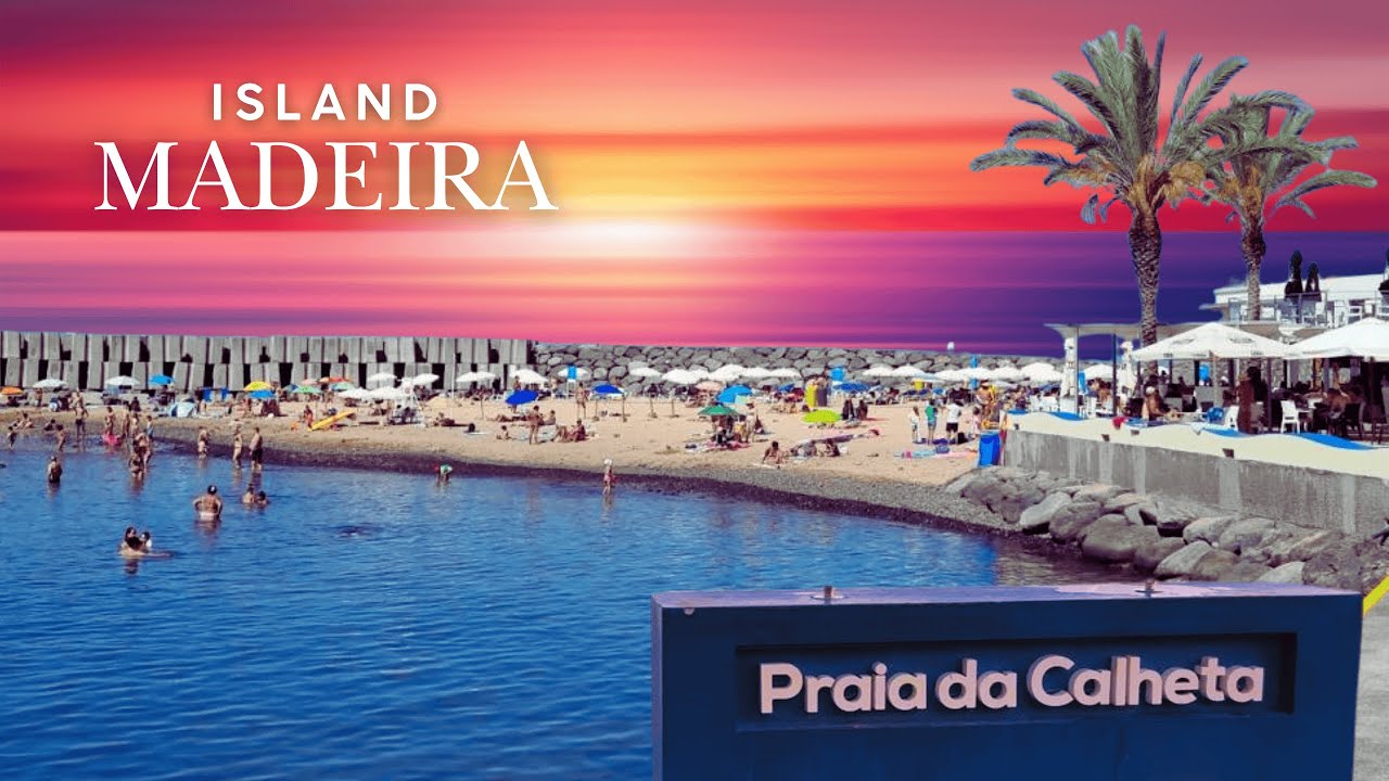 Plaża Calheta (listopad) Madera / Portugalia