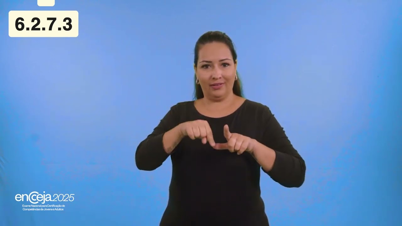 Edital Encceja 2025 em Libras | DA INSCRI&Ccedil;&Atilde;O