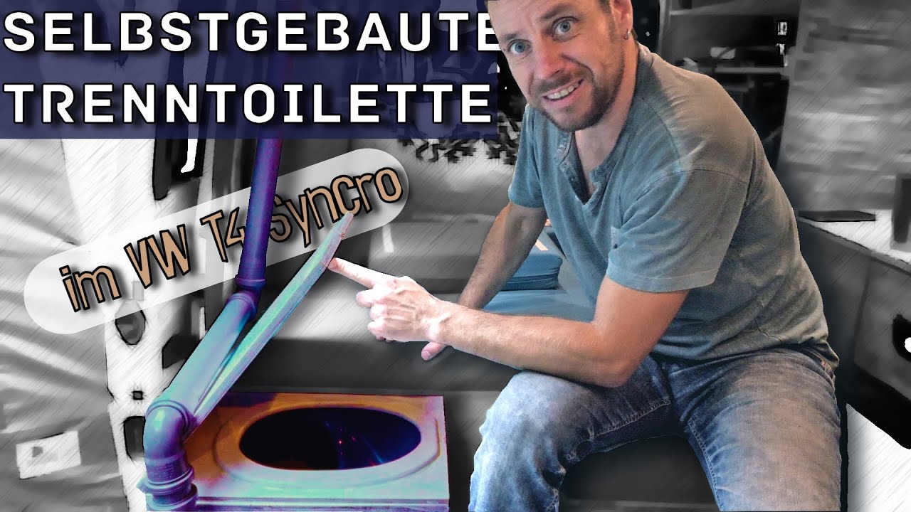kleinste (?) Selbstgebaute Trockentrenntroilette für den VW T4 Syncro