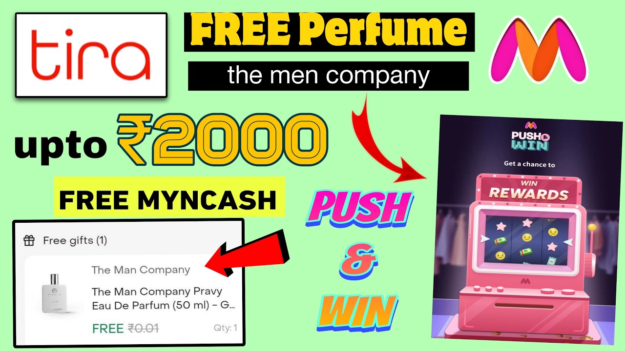 FREE Perfume 😱 ₹2000 FREE Shopping | Tira and Myntra Loot Offers 🔥