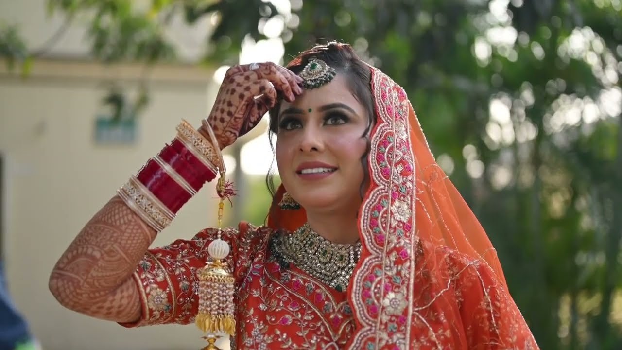 Sukhdeep Kaur Weds Swarnjeet Singh Sameday By Jassi Studio Dhulkot M.98552-40363
