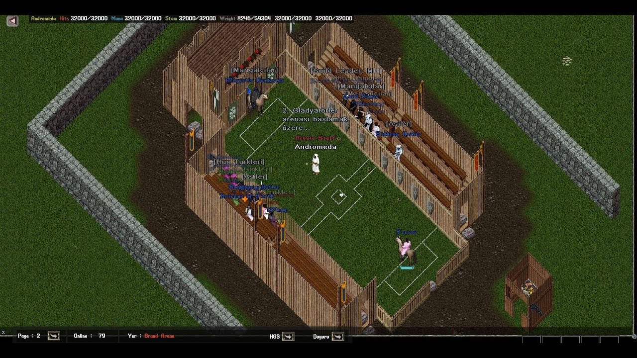 ⚔️🛡️  Nebula UO Shard Gladiator Etkinliği 08.10.2025 ⚔️🛡️ Ultima Online 