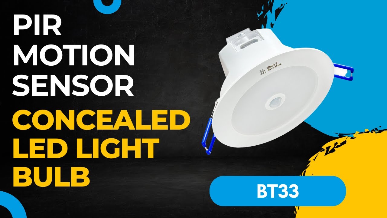 BT33 PIR Motion Sensor Light