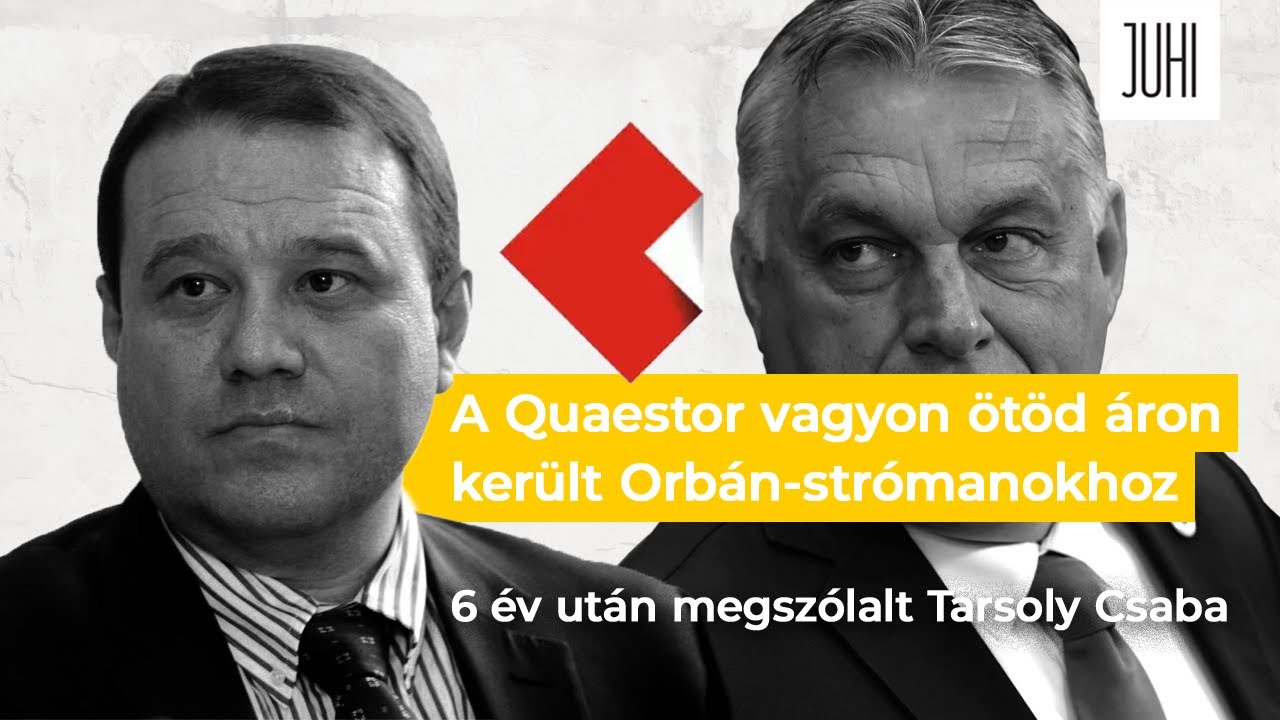 A Quaestor vagyon &ouml;t&ouml;d &aacute;ron ker&uuml;lt Orb&aacute;n-str&oacute;manokhoz