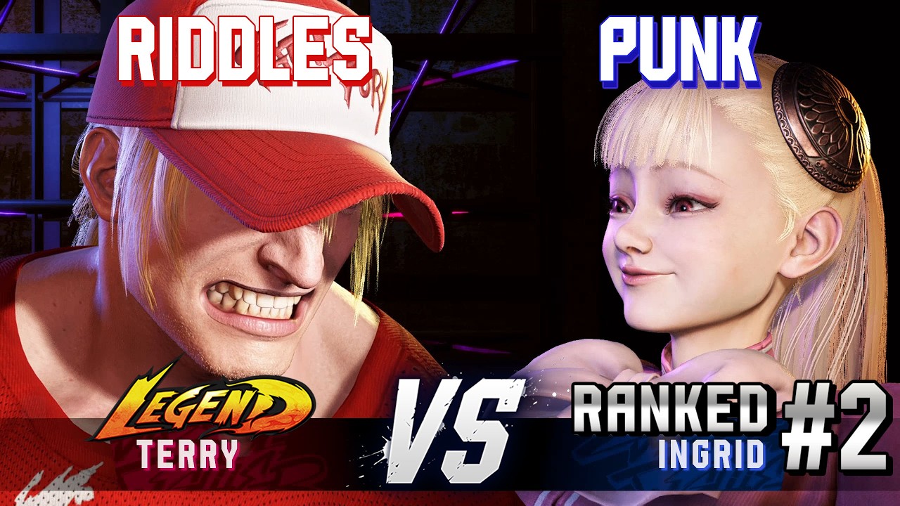 SF6 ▰ RIDDLES (Terry) vs PUNK (#2 Ranked Ingrid) ▰ High Level Gameplay
