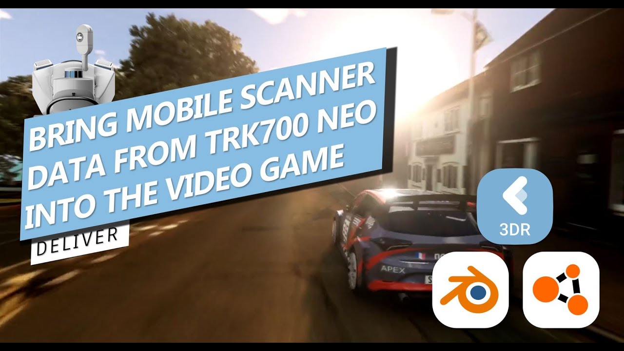 Bring Mobile Scanner Data from Pegasus TRK700 Neo to BeamNG.Drive with Cyclone 3DR and Blender