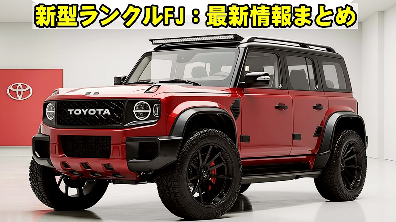 【トヨタ新型ランクルFJ】ついに登場！スペック・価格・発売日を徹底解説！