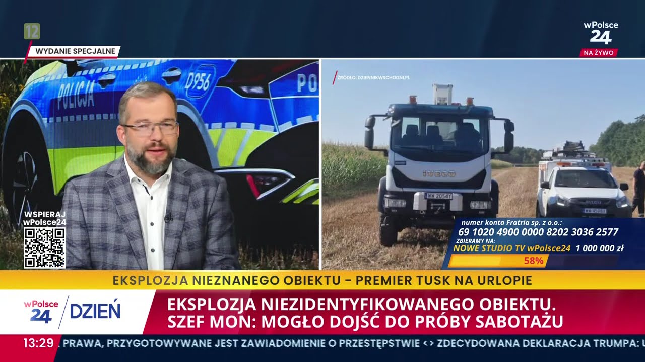 Grzegorz Puda: Wojsko nie wie, skąd się wziął ten wojskowy dron na terytorium Polski?