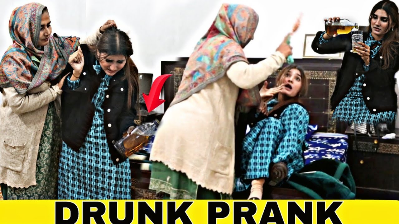 DRUNK PRANK ON MOM  GONE WRONG@Crazy Comedy