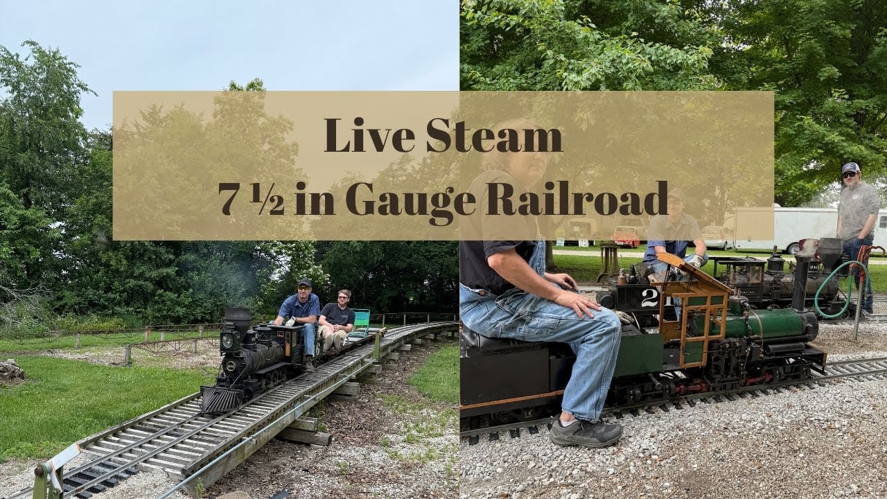 7 1/2 in Gauge Live Steam Meet - Iowa Model Steam Engineers - Denver South Park & Pacific Model
