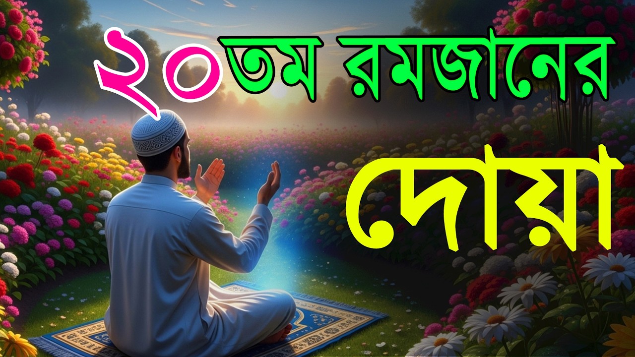 ২০ তম রমজানের রাতের বিশেষ দোয়া l Beautiful Dua for Ramadan 2026 1
