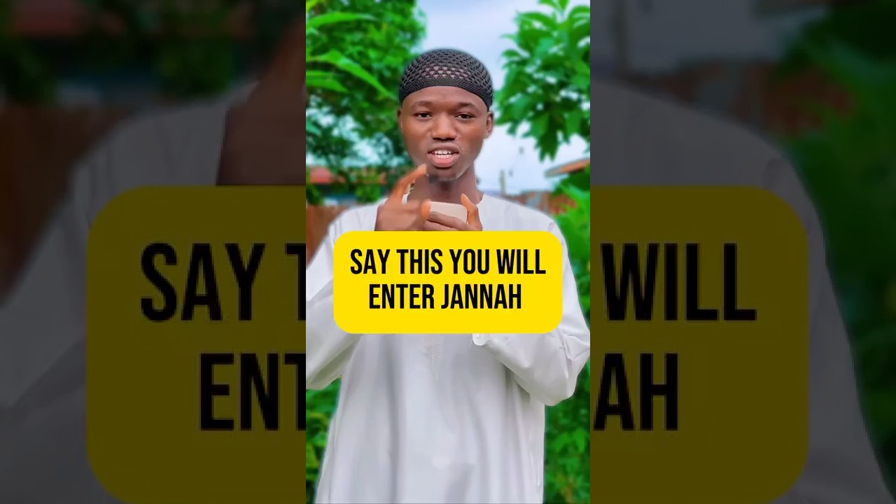 Say this every morning to enter jannah #dua #jannahcalling #islamicprayer