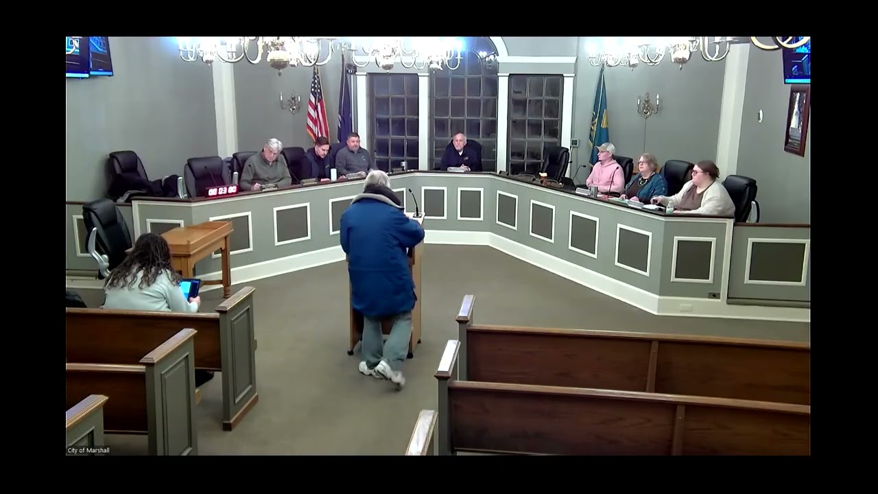 January 14, 2026, Marshall City Planning Commission Meeting