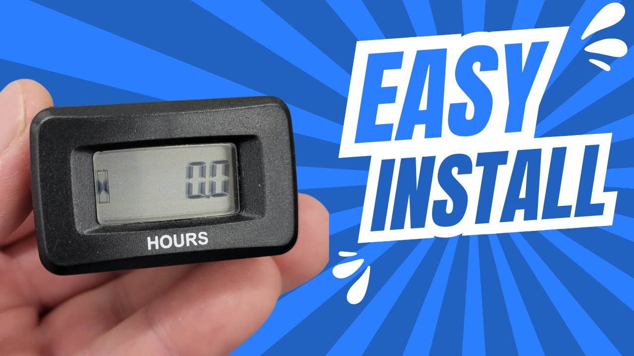 "You’ll Wish You Did This Sooner – Lawn Mower Hour Meter Install!"
