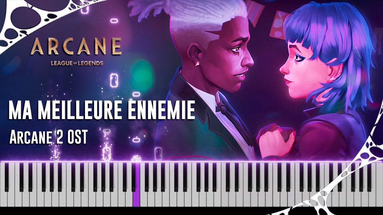 Ma Meilleure Ennemie - Arcane Season 2 OST | Stromae, Pomme on Piano [FREE MIDI]