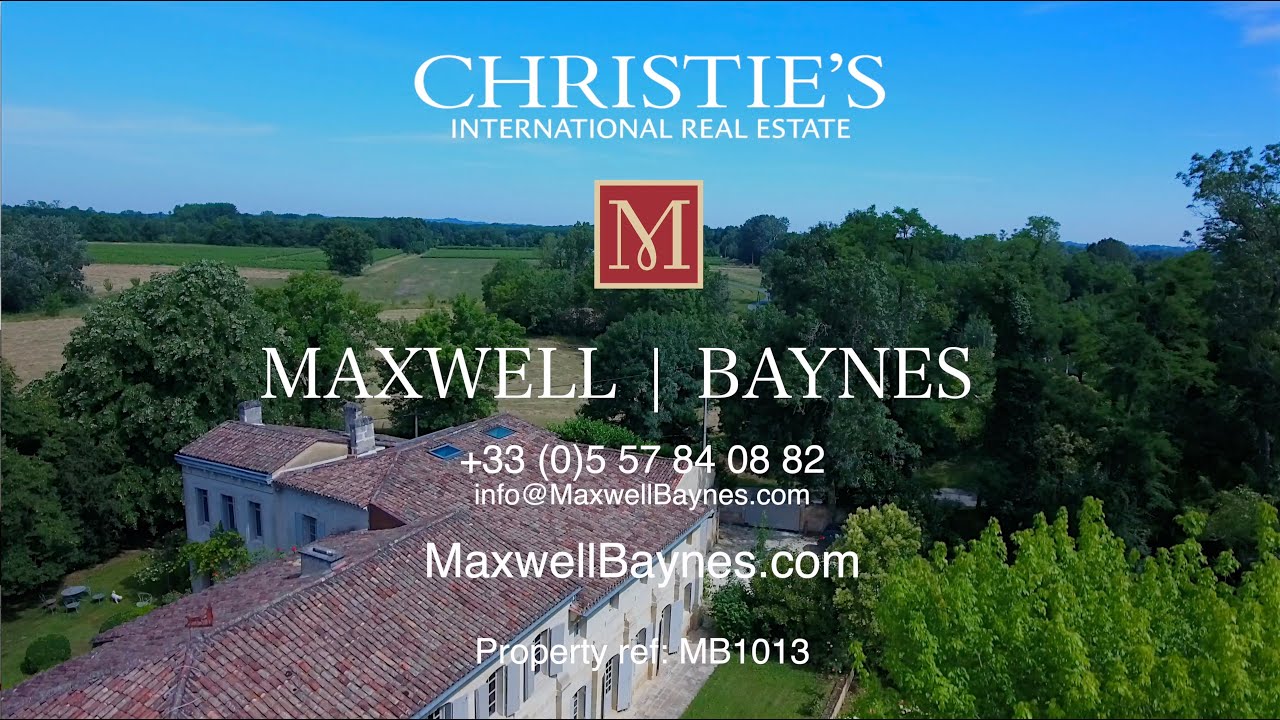 SOLD! Remarkable luxury property near Saint Emilion, France | Maxwell-Baynes ref: MB1013