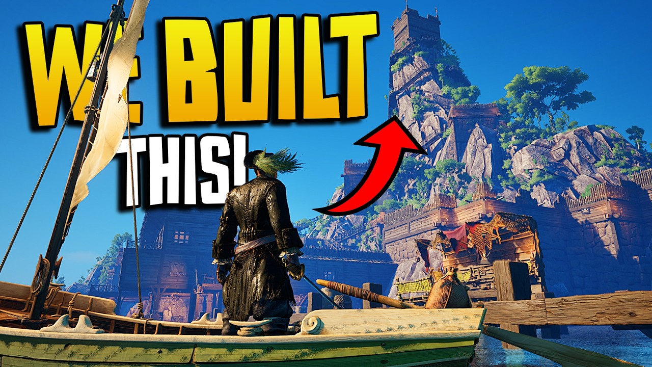 We Built the BIGGEST Pirate Fortress in Windrose