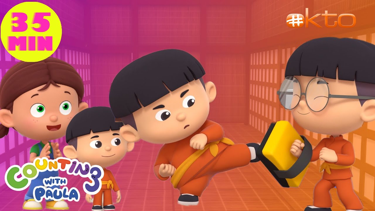 Counting with Paula | 35 Min Compilation ⏰ | The Secret to KUNG FU🧐| @mediacorpokto    ​