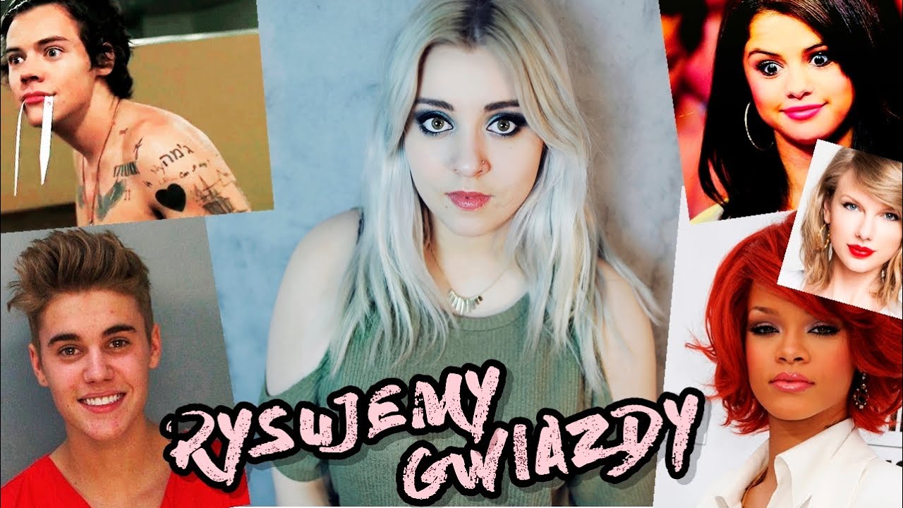RYSOWANIE z Iwoną: Bieber, Selena, Harry, Rihanna, Taylor